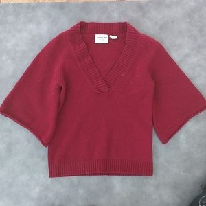 Micahel Stars Cashmere blend Kimono sleeve sweater